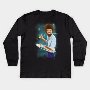 Bob Ross Kids Long Sleeve T-Shirt